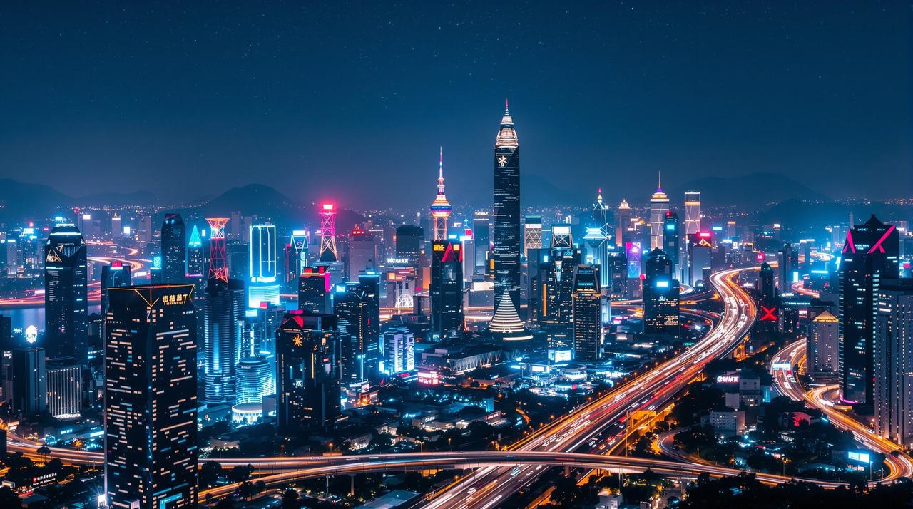 秋霞高清视频 - 城市夜景延时摄影 投稿封面